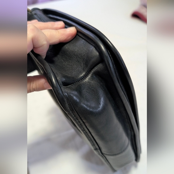 Vintage Coach Convertible Clutch Bag 9635 Black Crossbody bag,USA made,pre-1994 - Picture 5 of 16